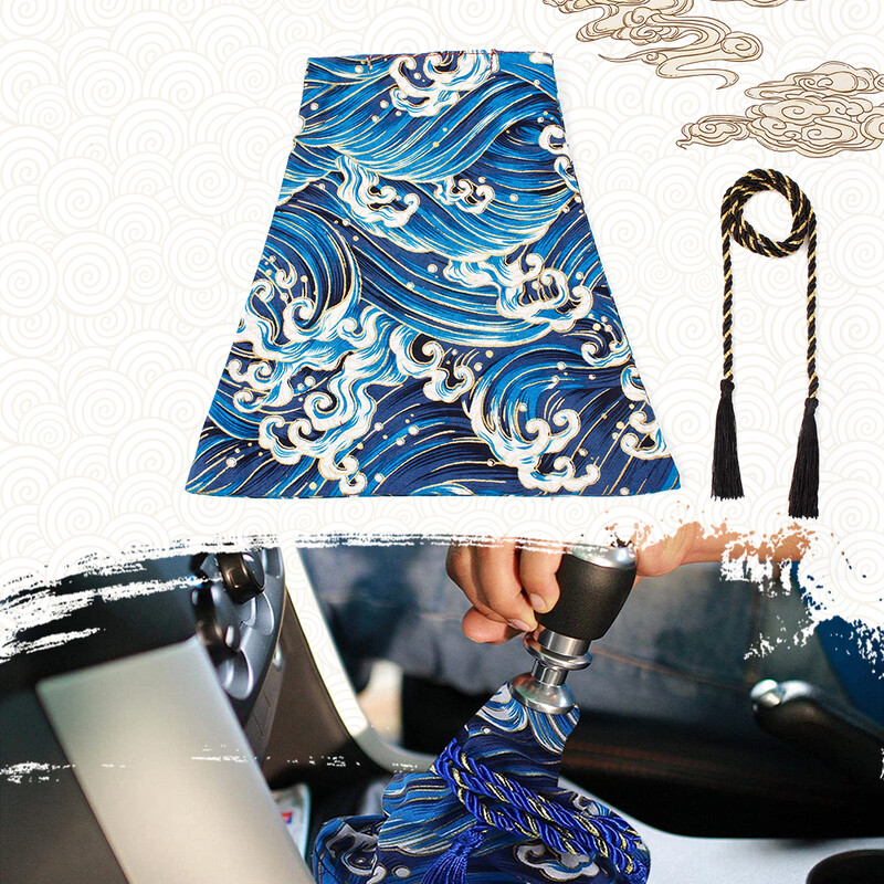 RASTP-Universaalne JDM Samurai käigukasti käigukasti kaunistus osad käigukangi nupu pakiruumi katte muster stiil käigukangi nupu krae tolmukate