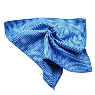 2 db/tétel autómosó törülköző üvegtisztító víz szárító mikroszálas részletező gofriszövésű ablaktisztítás 40*40cm-es