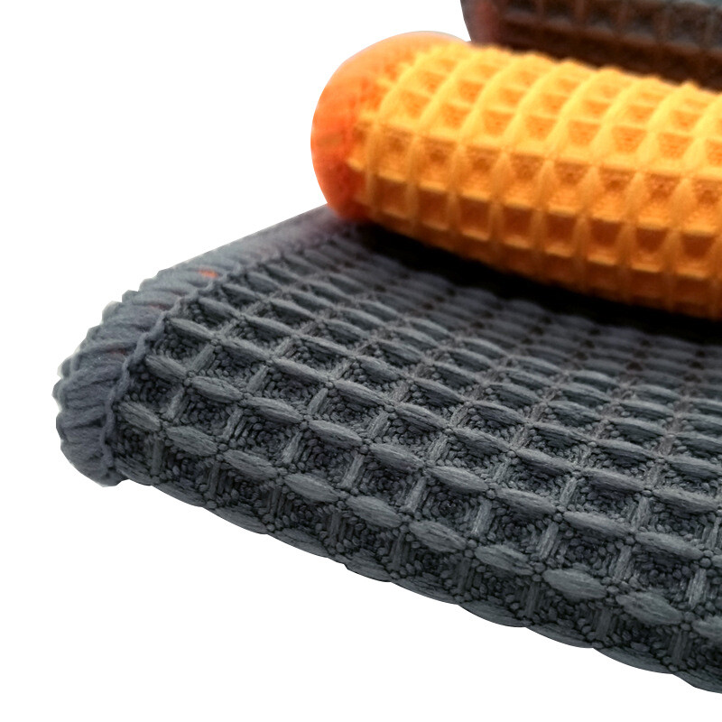 2 db/tétel autómosó törülköző üvegtisztító víz szárító mikroszálas részletező gofriszövésű ablaktisztítás 40*40cm-es