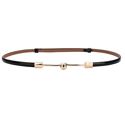 Ženski remen jednostavan i moderan, fina ukrasna haljina od prave kože svestrani i moderni ženski tanki remeni od kravlje kože