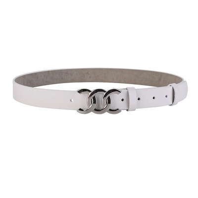 Új divat női öv arany/ezüst csatos övek fekete valódi bőr öv divat ruha nadrág farmer övek női