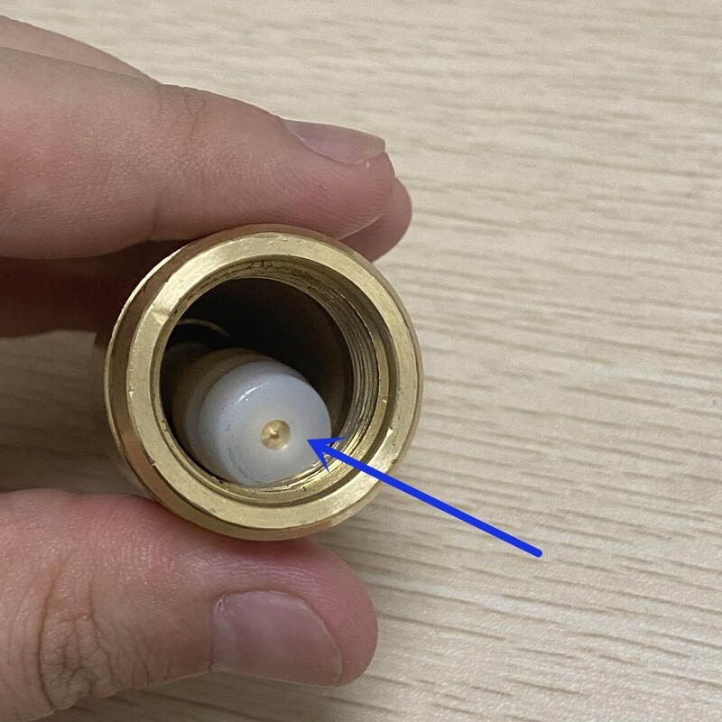 4000 PSI forgó turbófúvókás permetező nyomáshoz 1/4" gyorscsatlakozóval 025 030 035 040 vízsugár