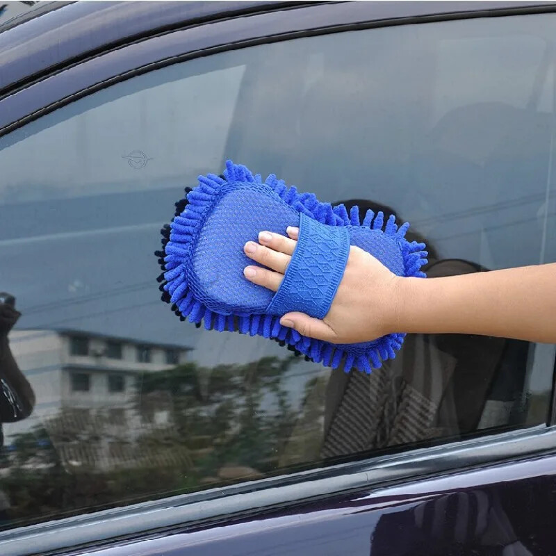 Umývačka auta z mikrovlákna, ženilka, špongia na umývanie auta, umývacia kefa, podložka, umývací uterák, autorukavice, stylingové doplnky, gadget