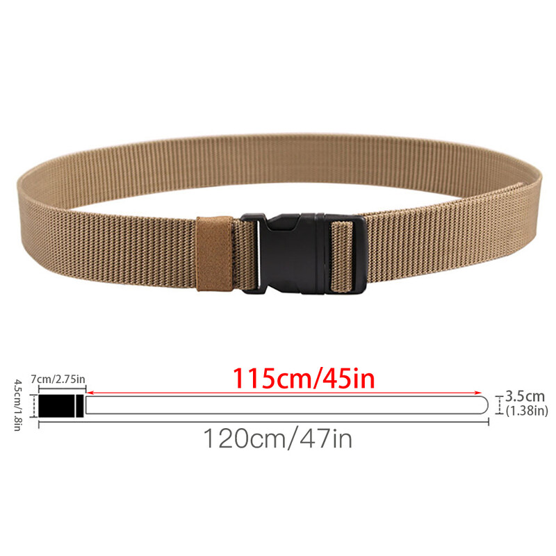 Ζώνη από νάιλον καμβά γρήγορης απελευθέρωσης για άνδρες Γυναικεία ζώνη πλαστικής πόρπης χωρίς μέταλλο Πεζοπορία σε εξωτερικούς χώρους