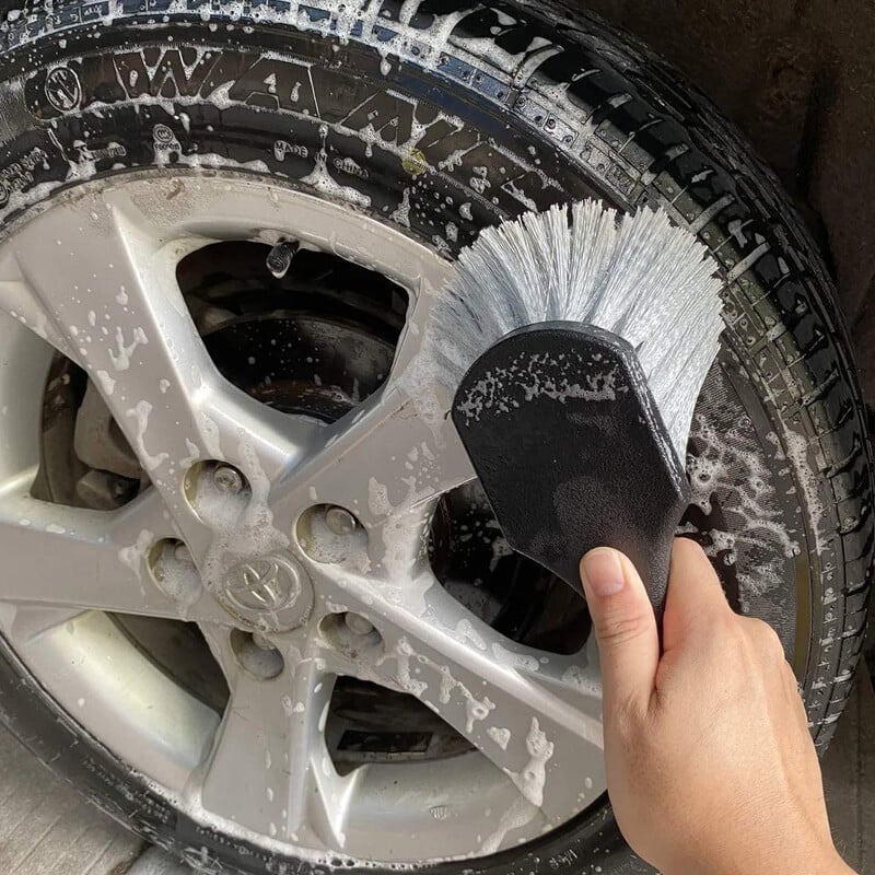 Čistiaca kefa na disky pneumatík automobilu, sada čistiacich kefiek na umývanie pneumatík, univerzálne príslušenstvo na čistenie diskov pneumatík