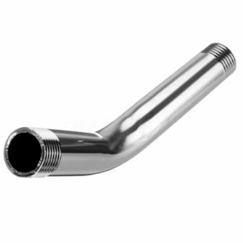 Nerūdijančio plieno dušo galvutės prailginimo rankena, montuojama ant sienos vamzdžio lietaus dušo galvutės rankena, skirta vonios kambario namų aksesuarams