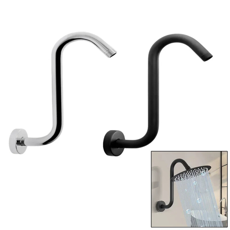 Vonios kambario dušo galvutės svirties priedų ilgintuvas prie sienos tvirtinamos dušo svirties nerūdijančio plieno dušo galvutės strypas vonios kambario įranga