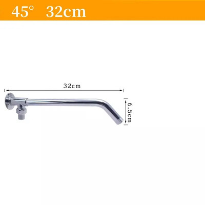 19–52 cm dušo galvutės prailginimo rankena, montuojama ant sienos