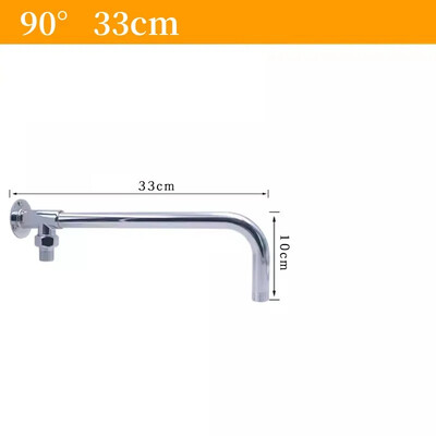 19–52 cm dušo galvutės prailginimo rankena, montuojama ant sienos