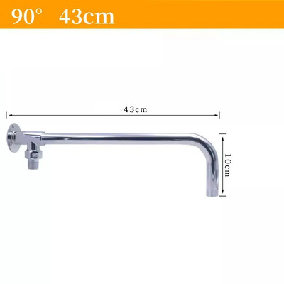 19–52 cm dušo galvutės prailginimo rankena, montuojama ant sienos