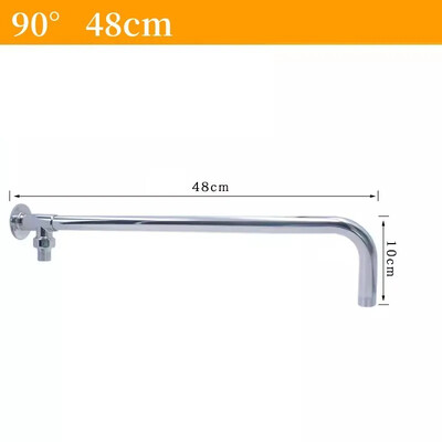 19–52 cm dušo galvutės prailginimo rankena, montuojama ant sienos