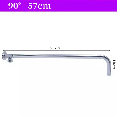 19–52 cm dušo galvutės prailginimo rankena, montuojama ant sienos
