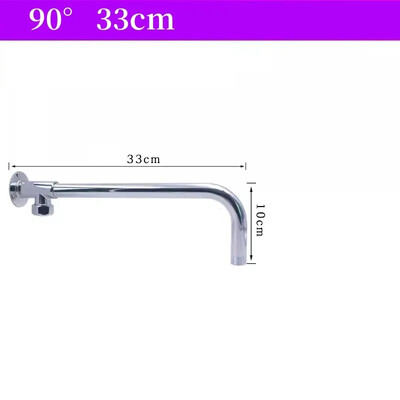 19-52 cm dušipea pikendusvars Seinale kinnitatav roostevabast terasest vihmapikenduse toru toru dušihoidiku alus Vannitoa tarvikud