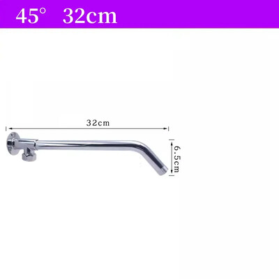 19-52 cm dušipea pikendusvars Seinale kinnitatav roostevabast terasest vihmapikenduse toru toru dušihoidiku alus Vannitoa tarvikud