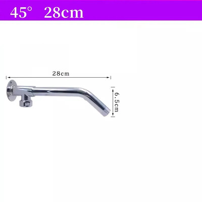 19–52 cm dušo galvutės prailginimo rankena, montuojama ant sienos