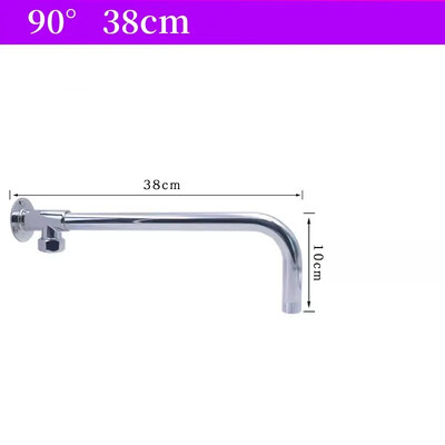 19–52 cm dušo galvutės prailginimo rankena, montuojama ant sienos