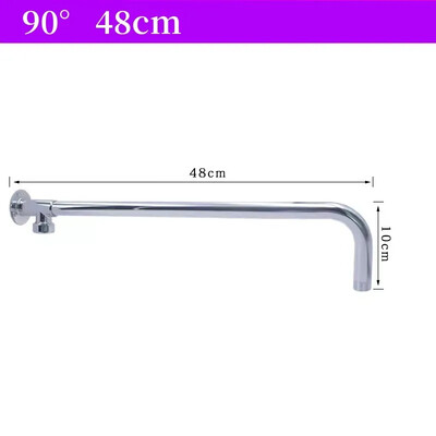 19–52 cm dušo galvutės prailginimo rankena, montuojama ant sienos
