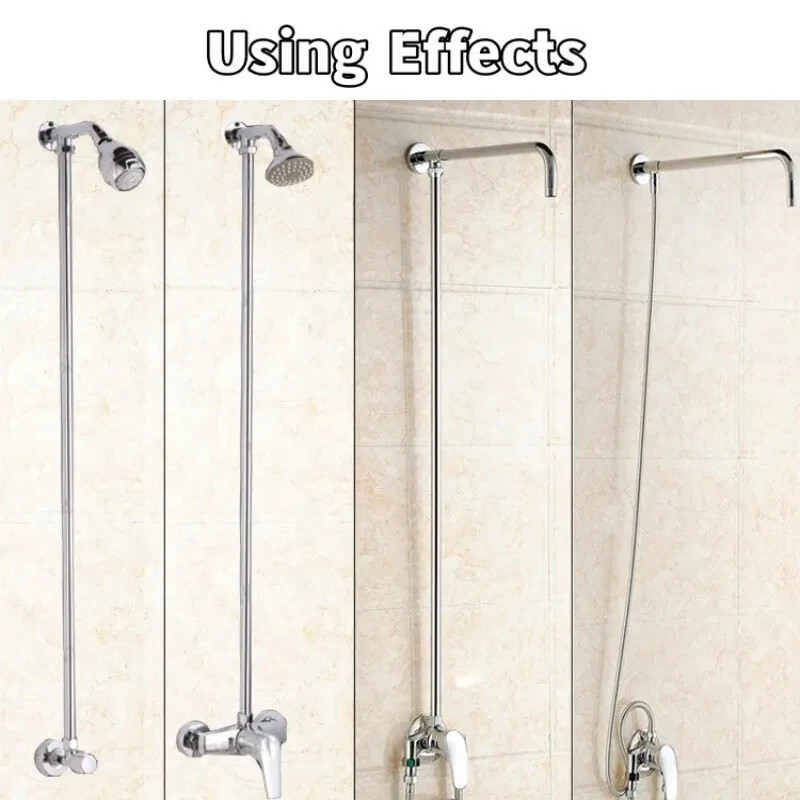 19–52 cm dušo galvutės prailginimo rankena, montuojama ant sienos