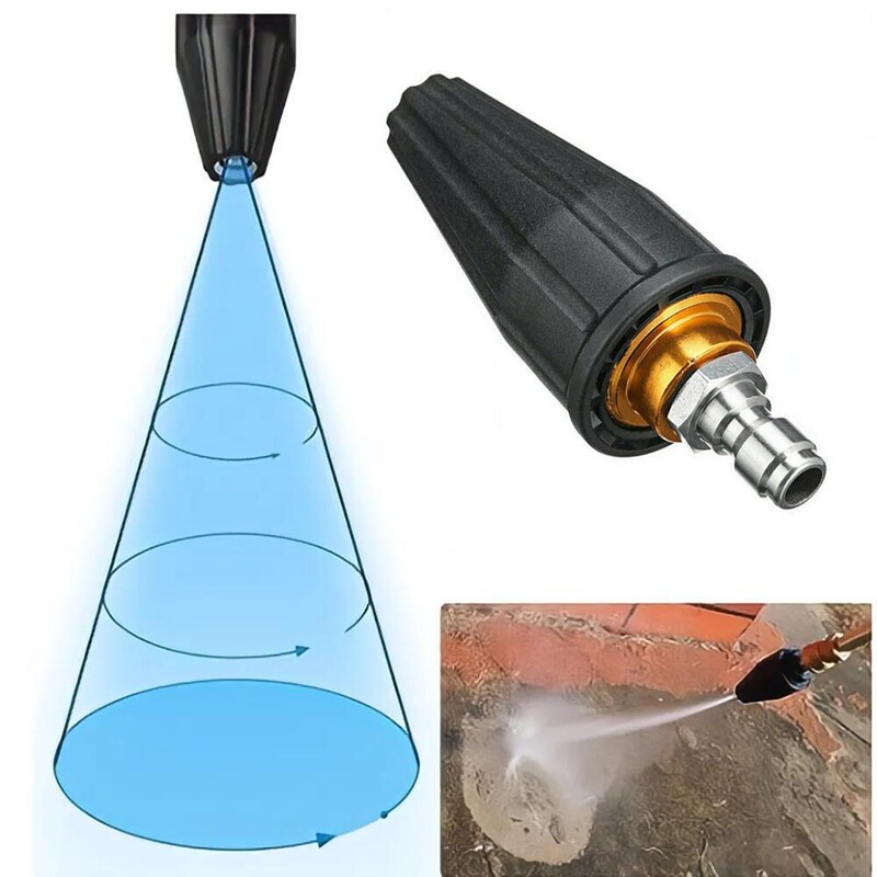 Mașină de spălat cu înaltă presiune Spălare cu jet de murdărie Blaster rotativ Turbo Duză Vârf de pulverizare 3600 PSI Accesorii pentru scule pentru mașină