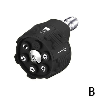 Nagynyomású mosó permetező fúvóka 0 15 25 40 fokos forgás öntözés öblítő szappan fúvóka hegye kert tisztítása