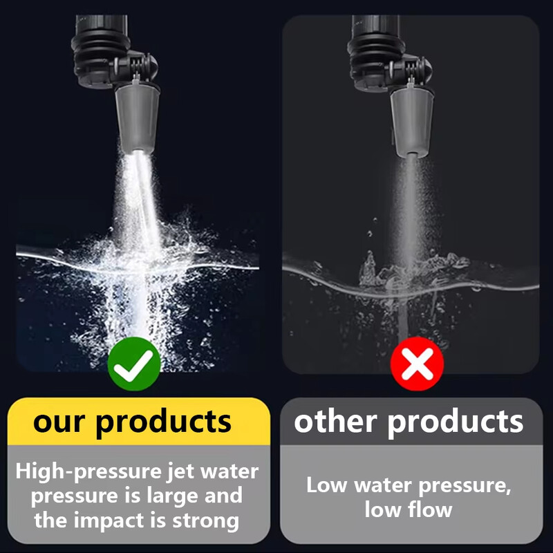 Pistol de apă de înaltă presiune Duza rotativă de 360 de grade poate fi ventilată sau cu jet de apă drept pentru spălarea mașinii pentru seria Karcher Lavor