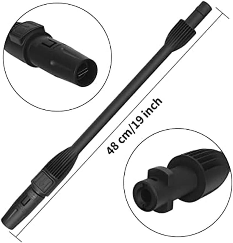 Nagynyomású szórófej változó fúvókával és turbó fúvókával Karcher K2-K7 K sorozatú nagynyomású mosótartozékokhoz