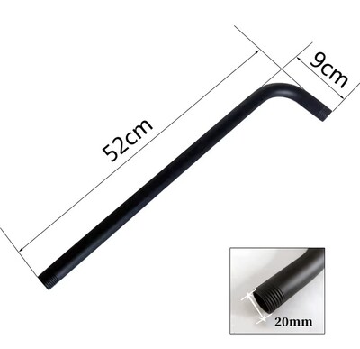 1vnt prie sienos montuojama dušo rankena nerūdijančio plieno medžiaga, chromuota vonios kambario dušo aparatūros priedai