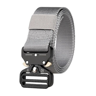 Férfi öv, vászon taktikai munkaruha alkalmi kültéri katonai edzőnadrág öv, ideális választás ajándéknak