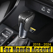 Για Honda Accord 10th 11th Gen 2018 2019 2020 2021 2022 2023 2024 ABS Αυτοκόλλητο Κάλυμμα κεφαλής κουμπιού αλλαγής ταχυτήτων αυτοκινήτου Διακοσμητικό αυτοκόλλητο αντιολισθητική θήκη