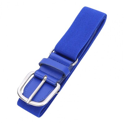 Ελαστική αθλητική ζώνη νεανική ζώνη μπέιζμπολ σόφτμπολ με ρυθμιζόμενο μήκος πόρπη από ελαστικό κράμα μονόχρωμη απομίμηση για αγόρια