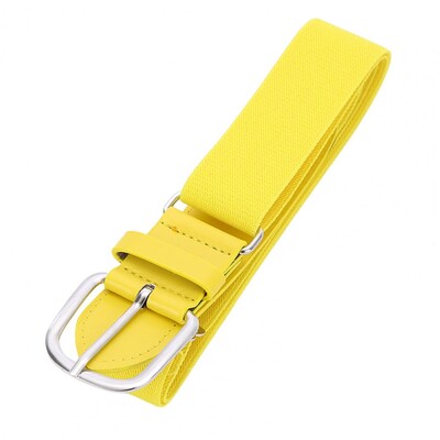 Ελαστική αθλητική ζώνη νεανική ζώνη μπέιζμπολ σόφτμπολ με ρυθμιζόμενο μήκος πόρπη από ελαστικό κράμα μονόχρωμη απομίμηση για αγόρια