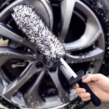 Πλυντήριο αυτοκινήτου Super Brush Microfiber Τροχοί Premium Βούρτσα Αντιολισθητική Λαβή Εύκολη Καθαρισμός Ζάντες Ακτίνες Αξεσουάρ αυτοκινήτου κάννη τροχού