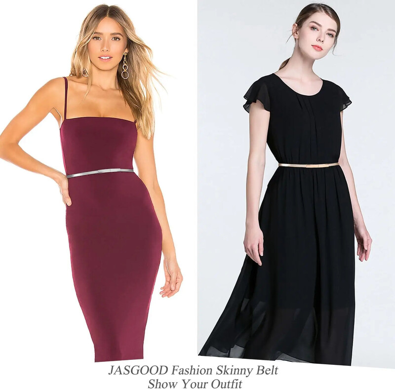 Divat vékony luxus női öv divat lakk valódi bőr arany fém csat ruha farmernadrághoz dekoratív női derékpántok