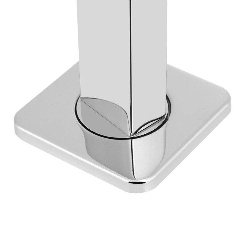 Reklama! 40 cm Kvadratinė dušo svirties pailginimo svirties sieninė laikiklis lietaus dušo galvutei dušo strypo lietaus dušo galvutės rankena chromas