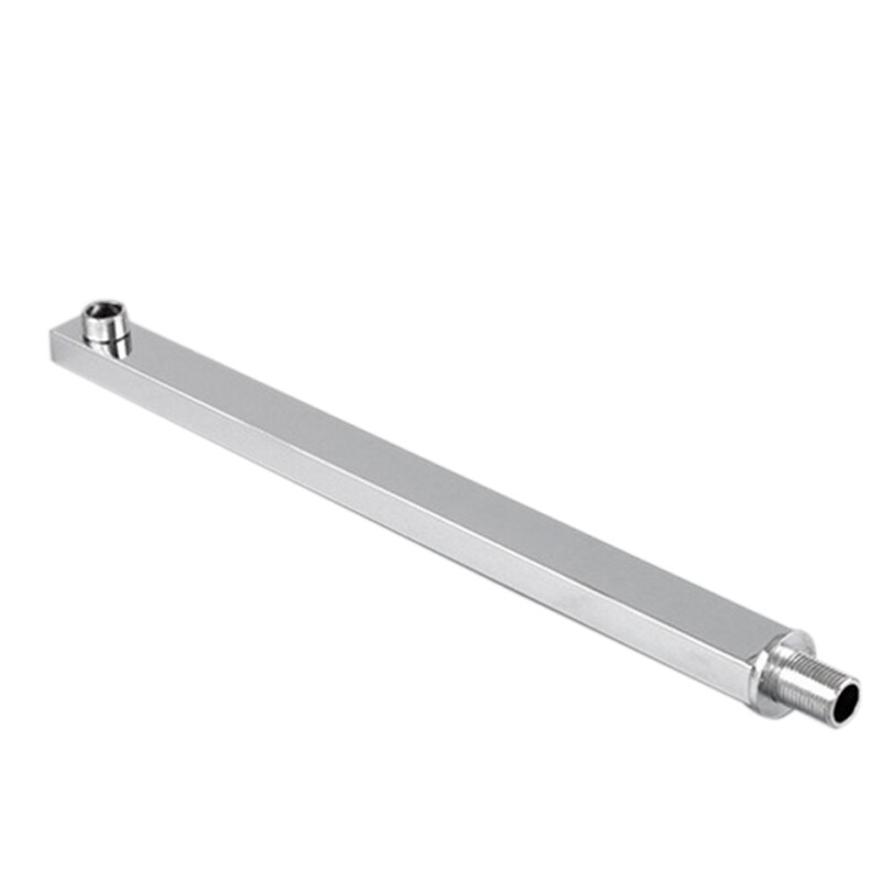 Reklama! 40 cm Kvadratinė dušo svirties pailginimo svirties sieninė laikiklis lietaus dušo galvutei dušo strypo lietaus dušo galvutės rankena chromas