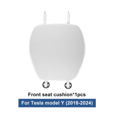 Jégselyem autóüléspárna Tesla Y 2020-2023 2024-es modellhez 2024-es szőnyegek légáteresztő minden évszakban, háttámla párnavédő huzat kiegészítők