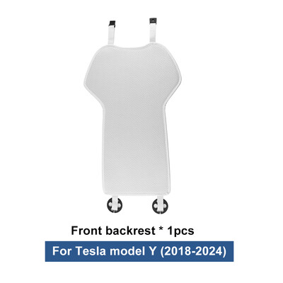 Jégselyem autóüléspárna Tesla Y 2020-2023 2024-es modellhez 2024-es szőnyegek légáteresztő minden évszakban, háttámla párnavédő huzat kiegészítők