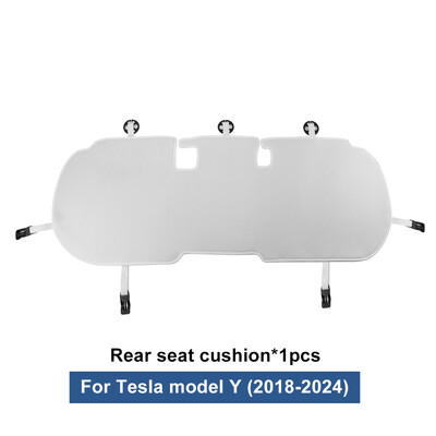 Jégselyem autóüléspárna Tesla Y 2020-2023 2024-es modellhez 2024-es szőnyegek légáteresztő minden évszakban, háttámla párnavédő huzat kiegészítők