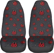 Ladybugs kišna navlaka za autosjedalicu Set od 2 komada Štitnik za prednje sjedalo vozila Auto Interior Accessories Protectors Navlake za automobilske prostirke Univerzalne