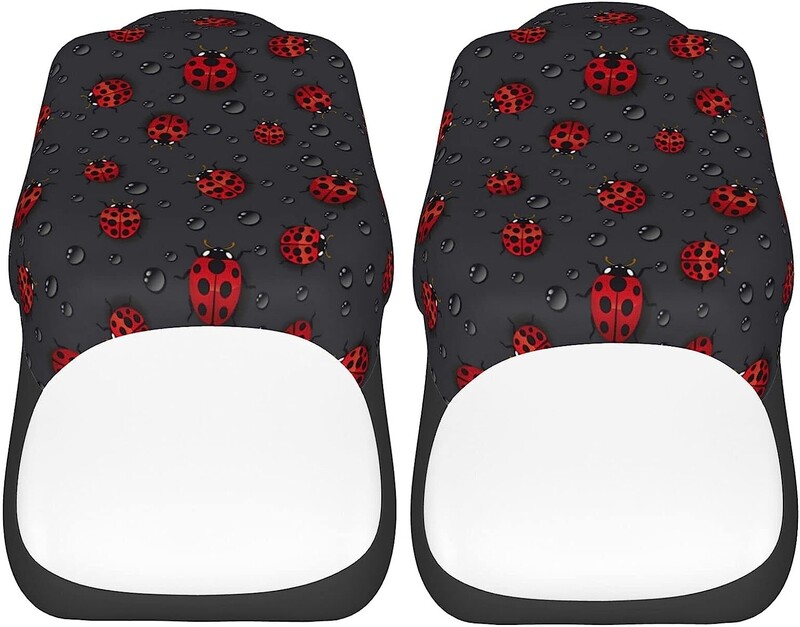 Ladybugs kišna navlaka za autosjedalicu Set od 2 komada Štitnik za prednje sjedalo vozila Auto Interior Accessories Protectors Navlake za automobilske prostirke Univerzalne