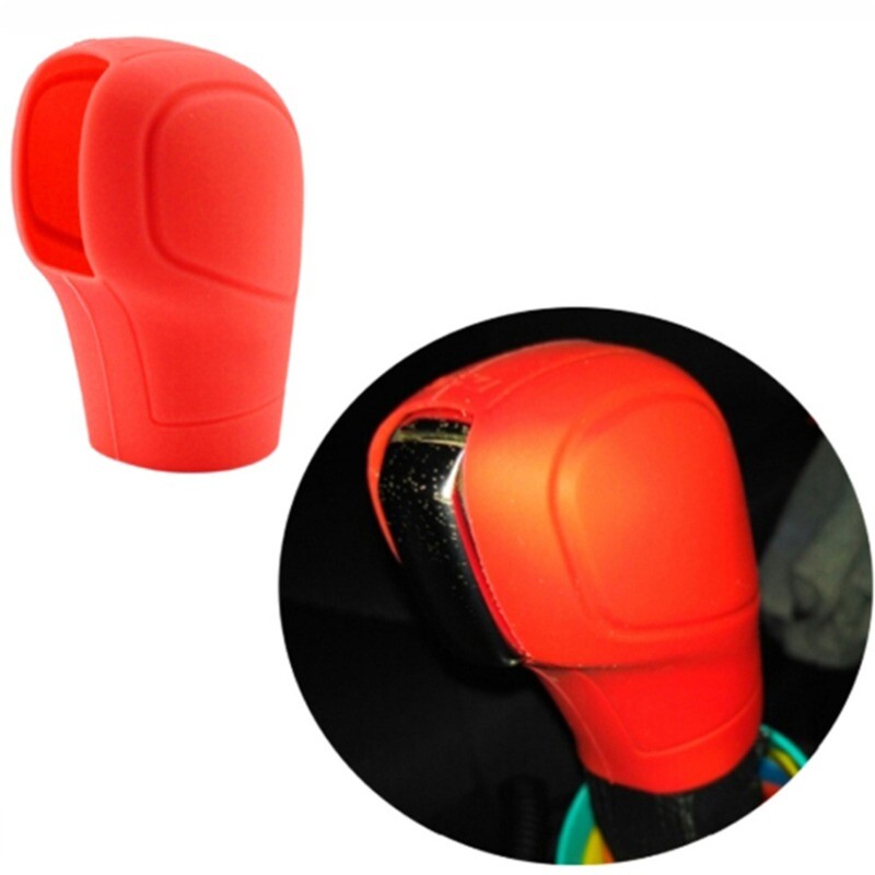 Automašīnas silikona pārnesumu pārslēgšanas pogas vāka pārnesumu pārslēgšanas neslīdoša roktura roktura aizsargpārsegi Manuālie 6 ātrumu automašīnas salona piederumi