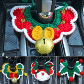 Huse schimbătoare de viteze pentru interiorul Crăciunului Se potrivește cu accesorii de decor Reduce praful Schimbarea automată a manetei manuale a mașinii Cadouri amuzante