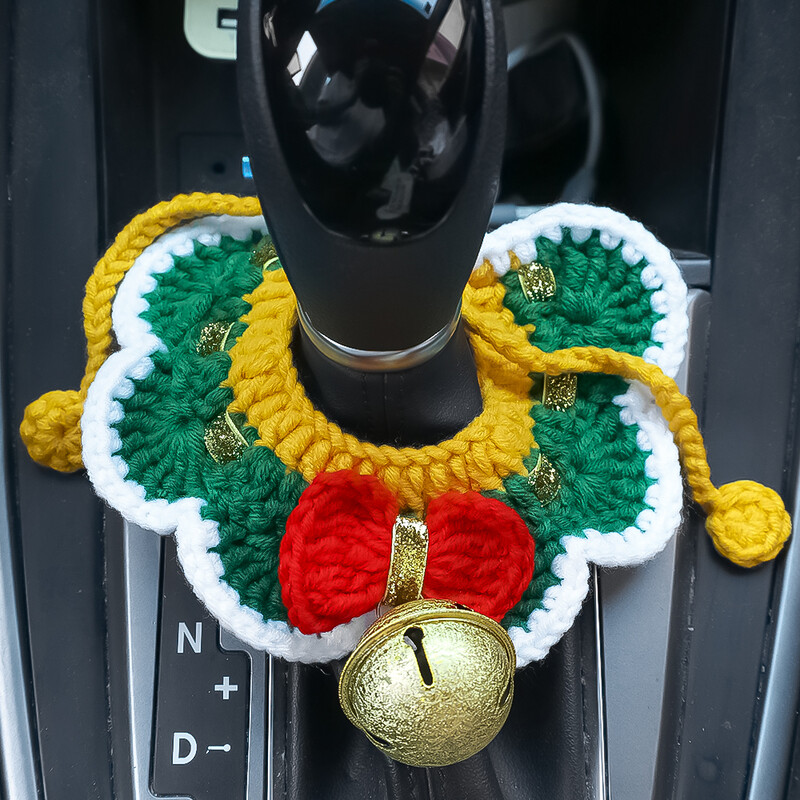 Huse schimbătoare de viteze pentru interiorul Crăciunului Se potrivește cu accesorii de decor Reduce praful Schimbarea automată a manetei manuale a mașinii Cadouri amuzante