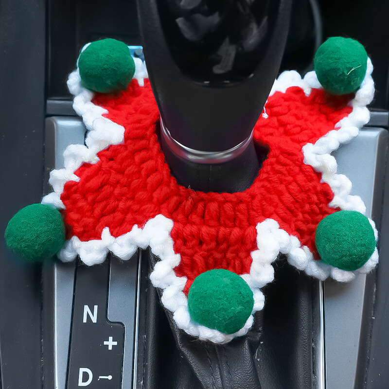 Huse schimbătoare de viteze pentru interiorul Crăciunului Se potrivește cu accesorii de decor Reduce praful Schimbarea automată a manetei manuale a mașinii Cadouri amuzante