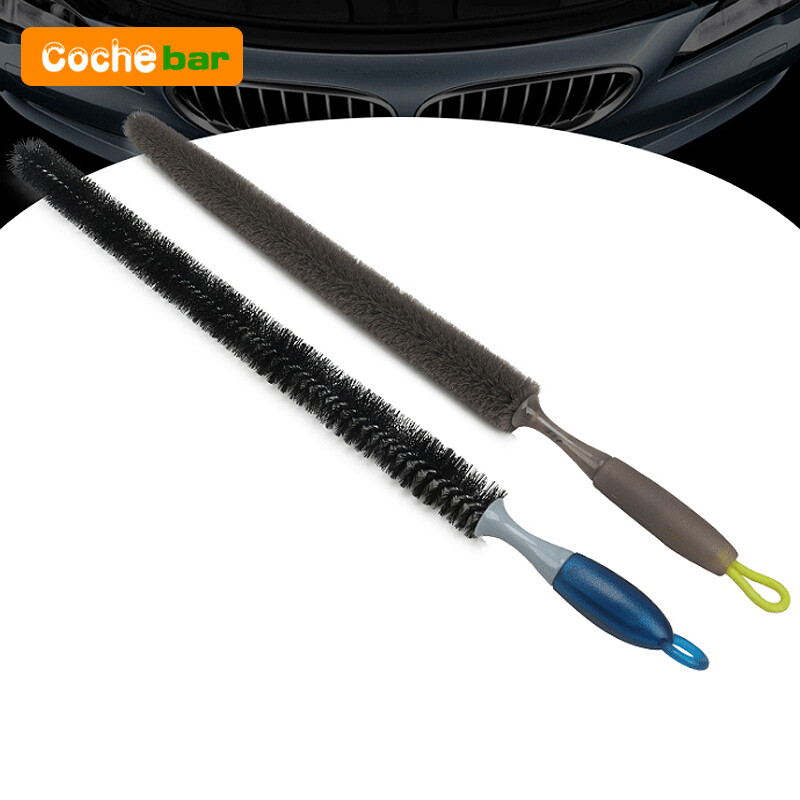 Autómosó hosszú nyelű kefe Többfunkciós motortisztító kefe Hajlítható kerékkefe autótisztító eszközökhöz Autórészletezés