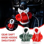 Χριστουγεννιάτικο κάλυμμα με κουκούλα αυτοκινήτου Κάλυμμα αλλαγής ταχυτήτων ταχυτήτων Μόδα χειροκίνητο κάλυμμα χειροκίνητο κάλυμμα αλλαγής ταχυτήτων Φούτερ πόμολο αυτοκινήτου Gear Hoodie H4V9