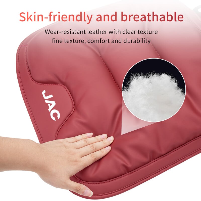 Nouă pernă de lux din piele din velur pentru mașină, pernă respirabilă pentru scaunul din spate, husă de scaun pentru JAC Refine J3 J4 J7 JS3 JS4 KR1 S2 S3 S4 S5 S7