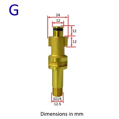 Adaptor metalic Duză de spumă Generator de spumă Pistol de spumă Mașină de spălat cu înaltă presiune Spumă de săpun pentru Nilfisk Karcher Huter Elitech Lavor