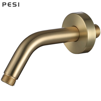 G1/2 žalvarinė dušo svirtis, apvali dušo galvutės prailginimo vamzdžio svirties laikiklis, skirtas vonios kambariui prie sienos montuojamas vonios kambario techninės įrangos priedai
