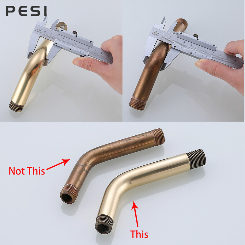 G1/2 žalvarinė dušo svirtis, apvali dušo galvutės prailginimo vamzdžio svirties laikiklis, skirtas vonios kambariui prie sienos montuojamas vonios kambario techninės įrangos priedai